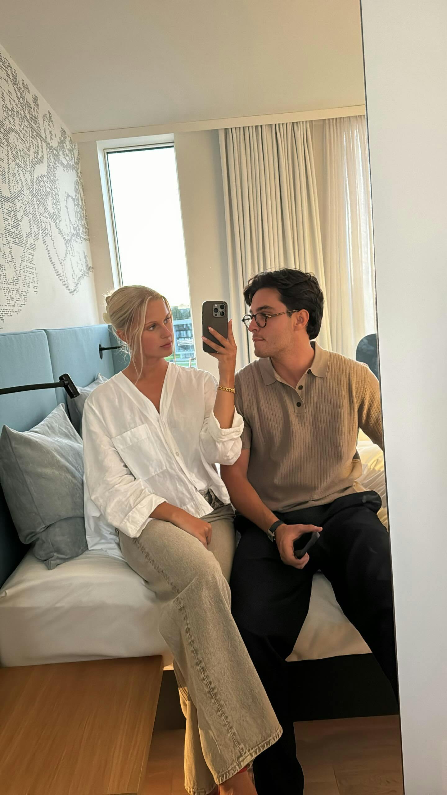 Sofie-Mai afslørede aldrig navnet på sin franske kæreste. Nu er parret gået fra hinanden, og hun er flyttet tilbage til Danmark.