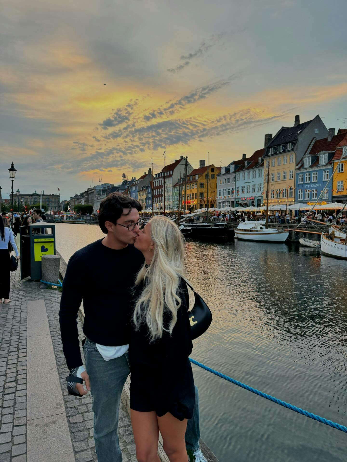 Parret nåede også forbi København. Sofie-Mai har dog tidligere udtalt, at hun med vilje går efter sydlandske mænd.