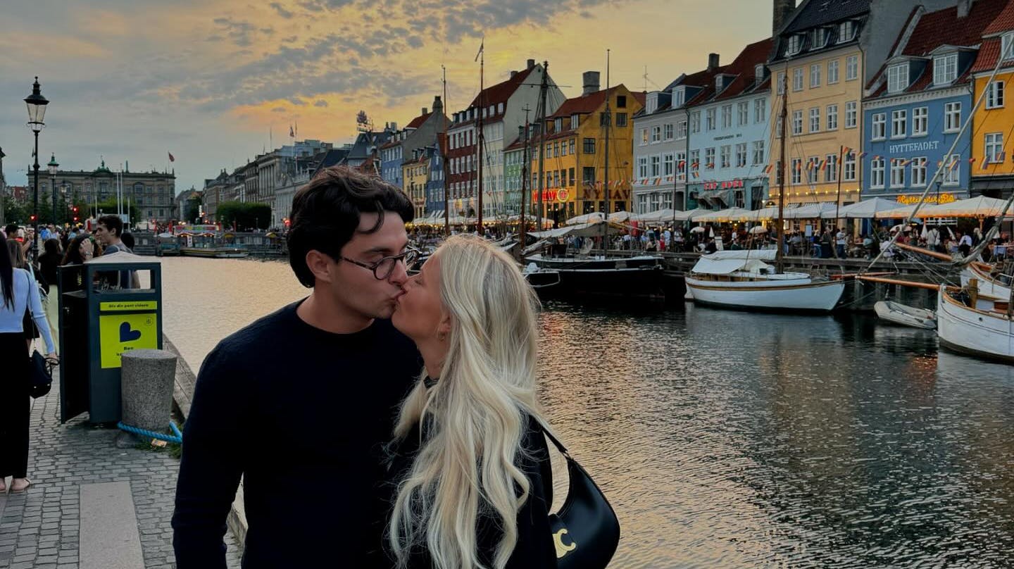 Parret nåede også forbi København. Sofie-Mai har dog tidligere udtalt, at hun med vilje går efter sydlandske mænd.
