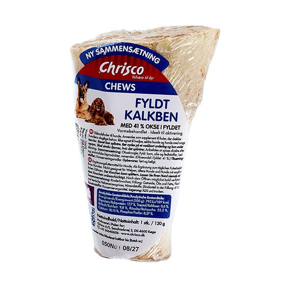 Et fyldt kalkben fra Chrisco tilbagekaldes, da det kan indeholde salmonella.