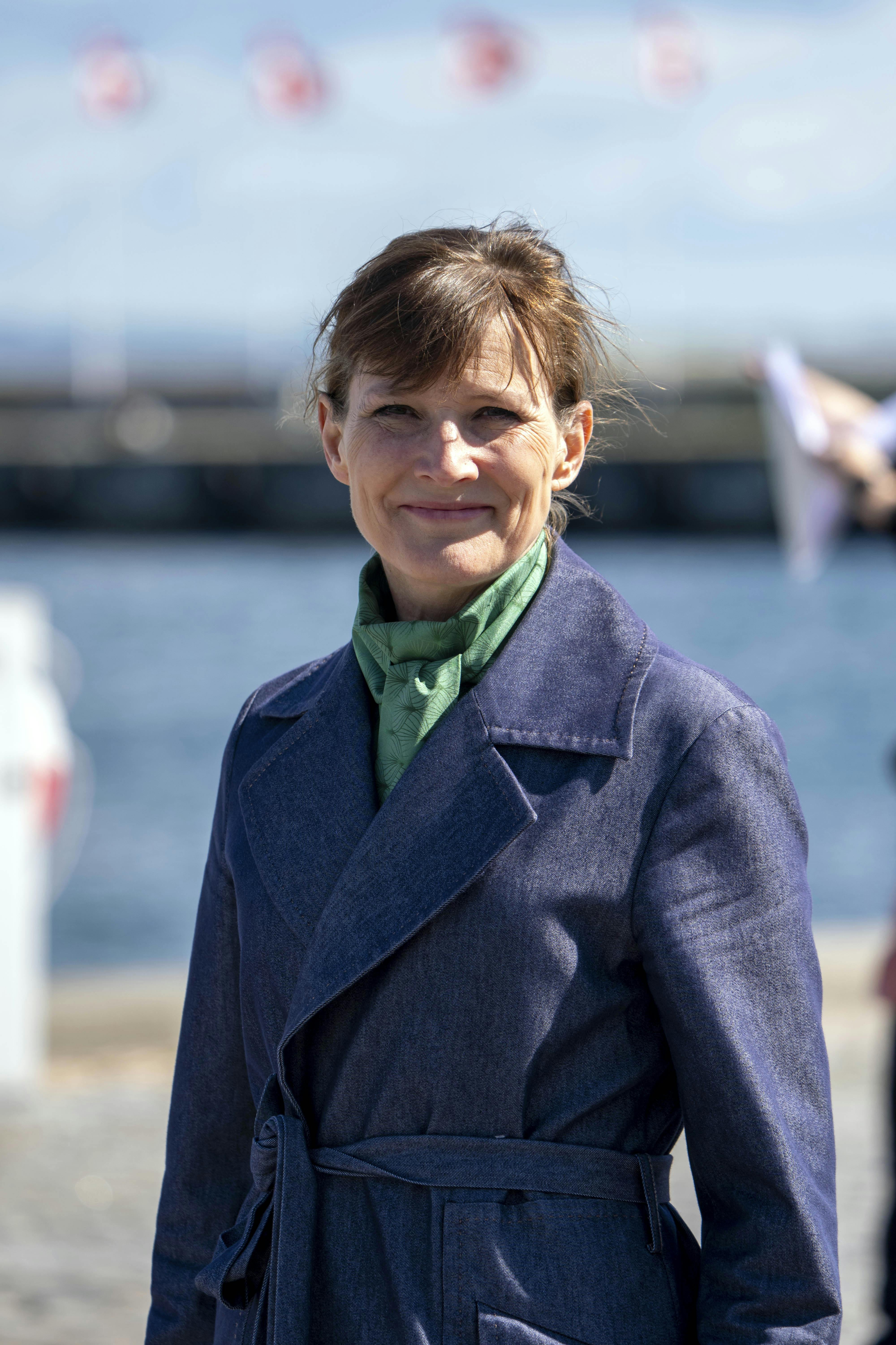 Benedikte Kiær i stor sorg.