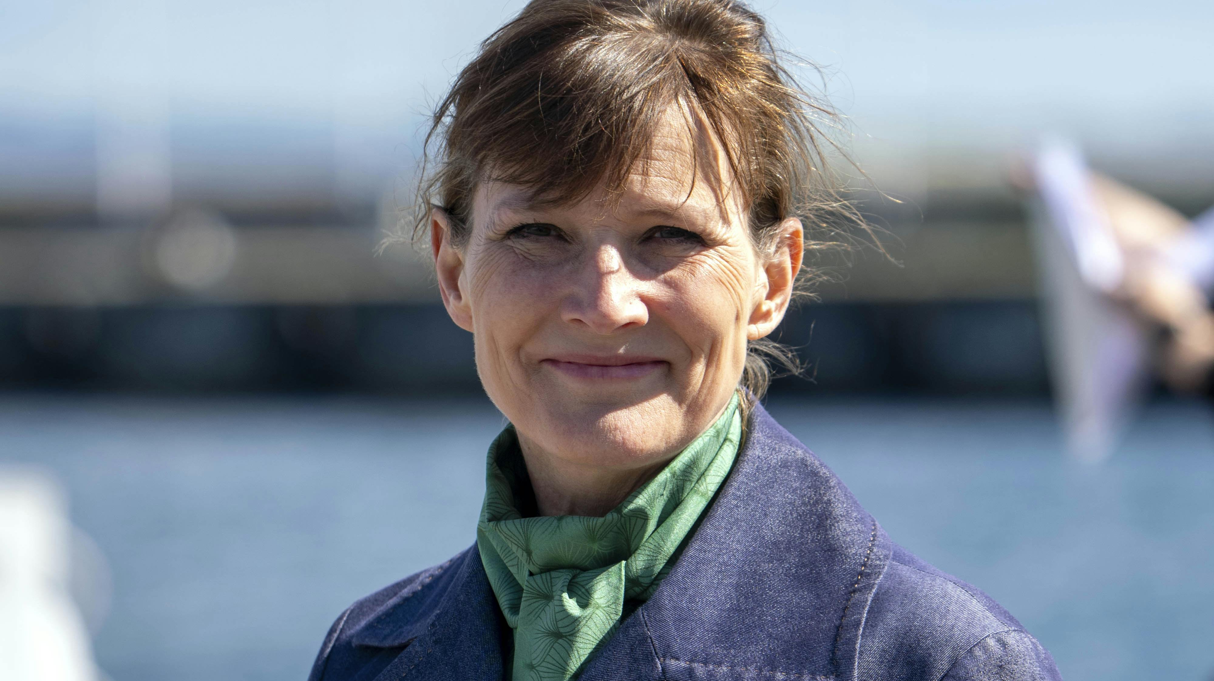 Benedikte Kiær i stor sorg.