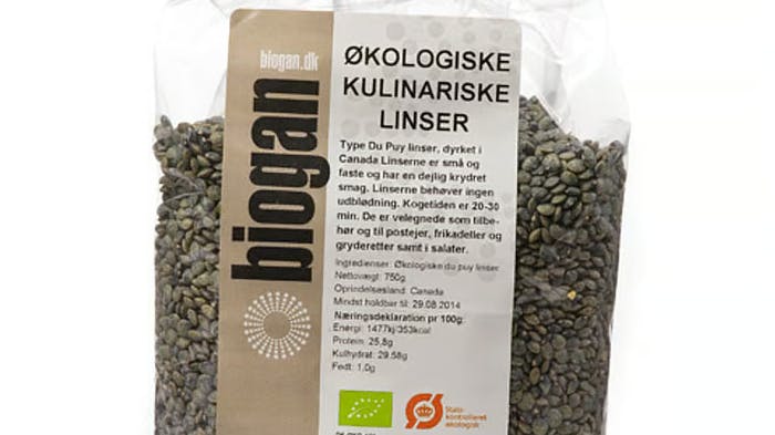 Fødevareproducenten Biogan har trukket linser tilbage, efter at der blev fundet spor af formodet rotteafføring. Direktøren kalder det "totalt uacceptabelt"