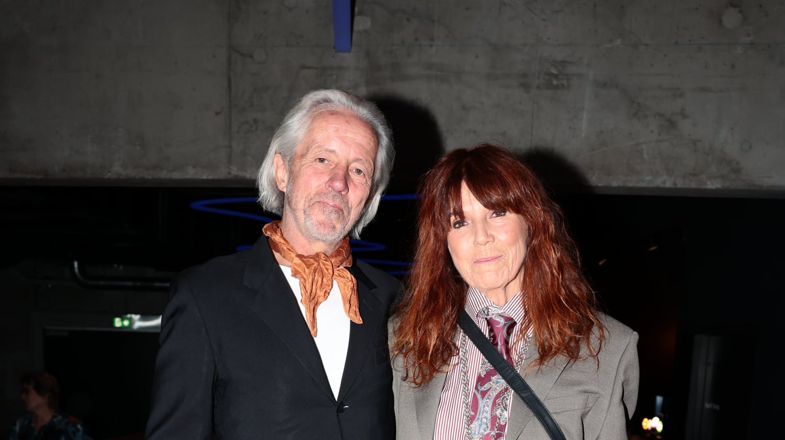 Søren Hasager og Hanne Boel til uddelingen af Det Danske Rockakademis hæderspriser.