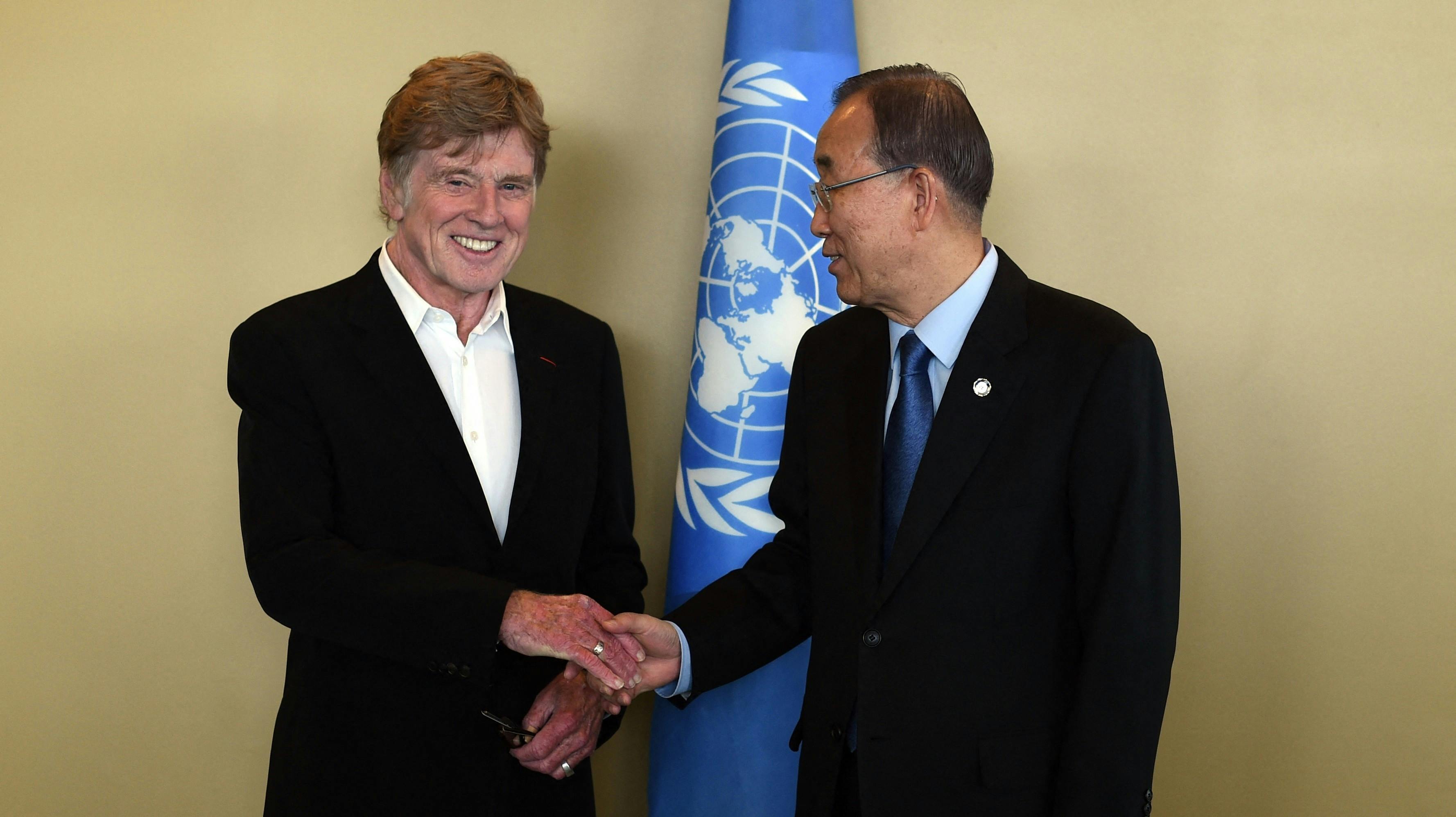 Miljøaktivisten Redford blev der lyttet til. Også da han holdt tale for FN og den daværende generalsekretær Ban Ki-moon for 10 år siden.
