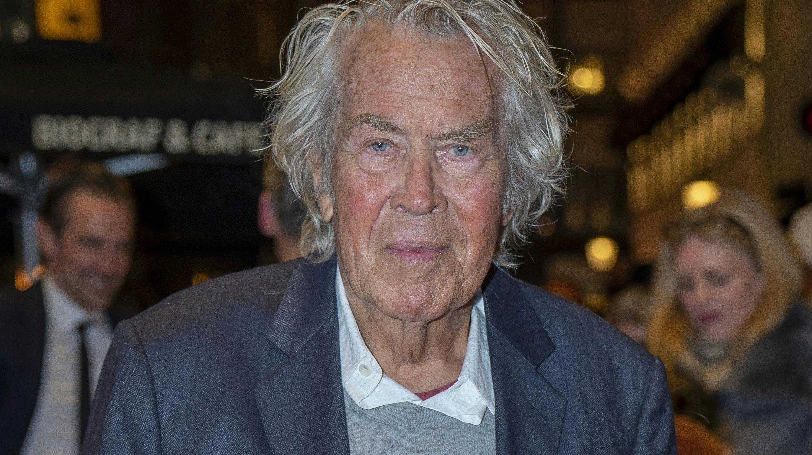 Jørgen Leth havde svært ved at holde sig på benene til slut.