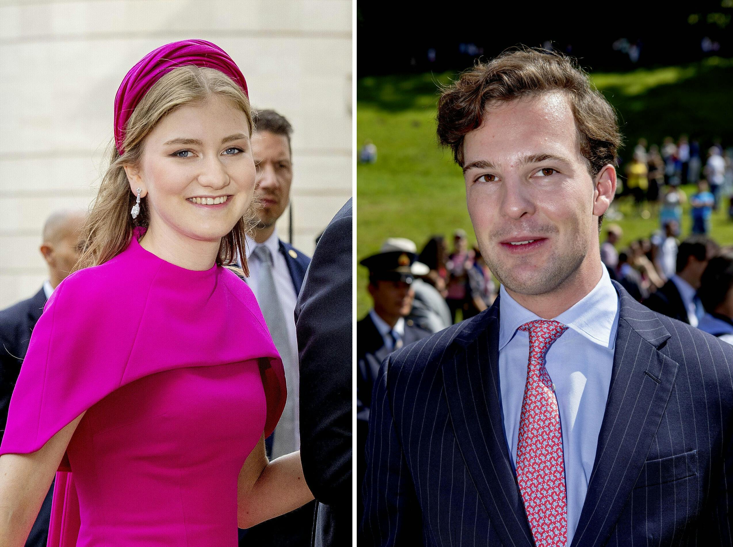 Crown Princess Elisabeth of Belgium arrives at the Sint-Michiels-en-Sint Goedelekathedraal in Brussel, on July 21, 2024, to attend the Te Deum on the occasion of the National Day of Belgium Photo by: Albert Nieboer/picture-alliance/dpa/AP Images