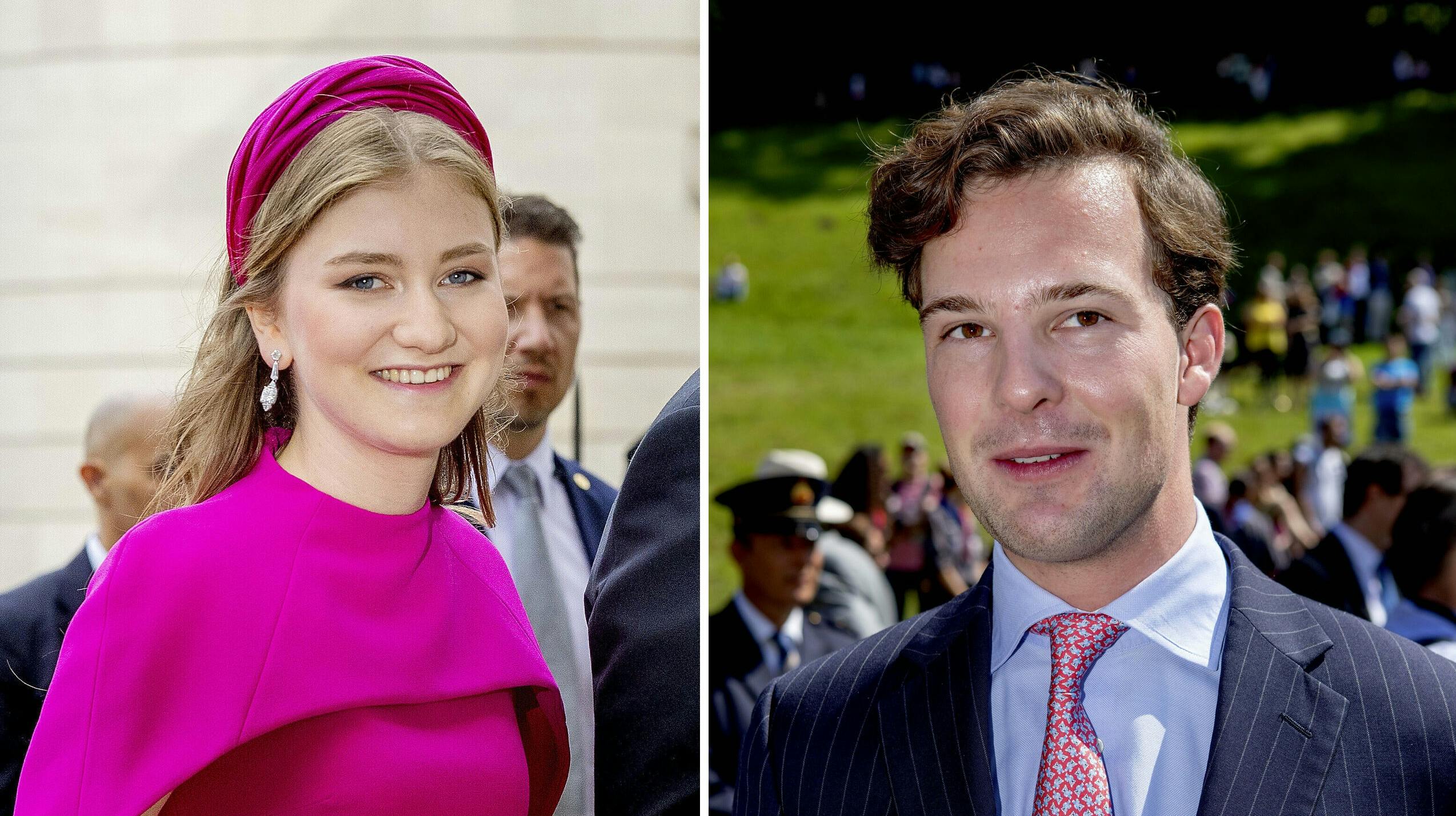 Crown Princess Elisabeth of Belgium arrives at the Sint-Michiels-en-Sint Goedelekathedraal in Brussel, on July 21, 2024, to attend the Te Deum on the occasion of the National Day of Belgium Photo by: Albert Nieboer/picture-alliance/dpa/AP Images
