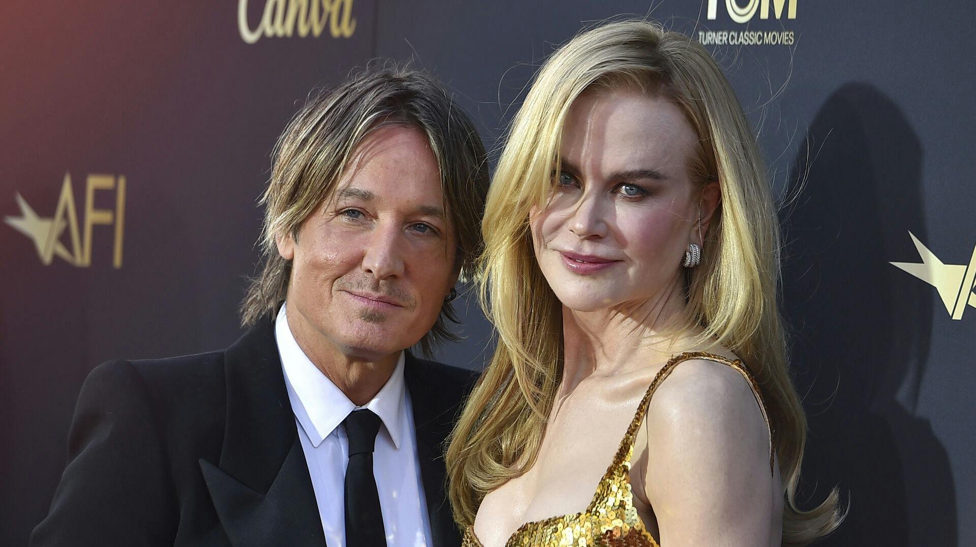 Keith Urban, left, and Nicole Kidman arrive at the 49th AFI Life Achievement Award honoring Kidman on Saturday, April 27, 2024, at the Dolby Theatre in Los Angeles. (Photo by Jordan Strauss/Invision/AP)