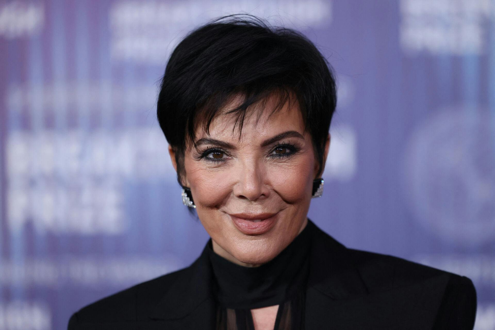 US socialite Kris Jenner arrives at the Tenth Breakthrough Prize Ceremony at the Academy Museum of Motion Pictures in Los Angeles, California, on April 13, 2024.  ETIENNE LAURENT / AFP