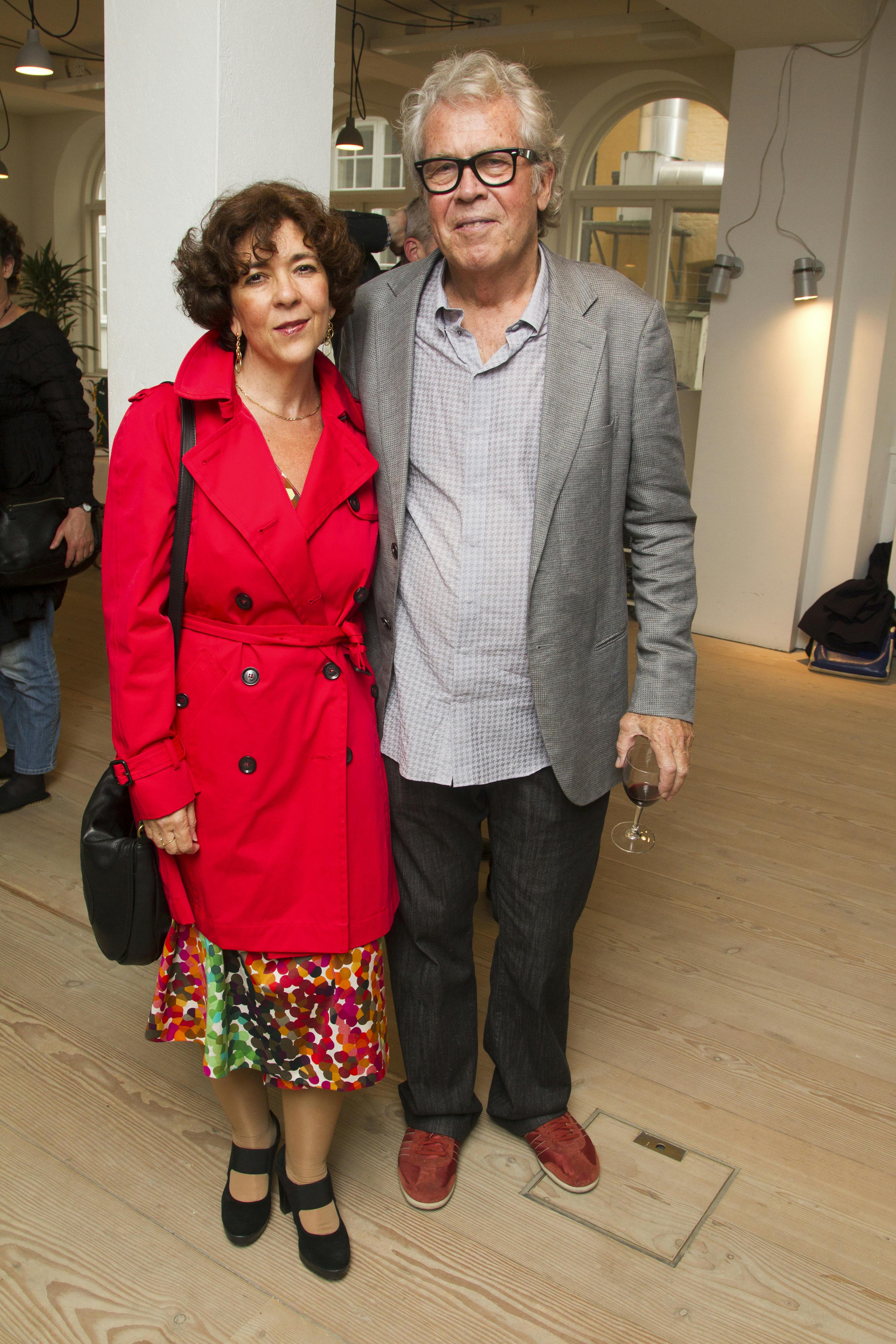 Jørgen Leth satte stor pris på, at Marlyn Czajkowski i 2012 tog turen fra Genève for at deltage i Jørgen Leths 75-års fødselsdagsreception.