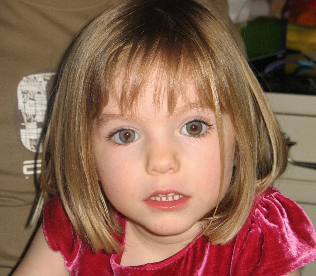 Madeleine McCann forsvandt i 2007 og er ikke blevet fundet.