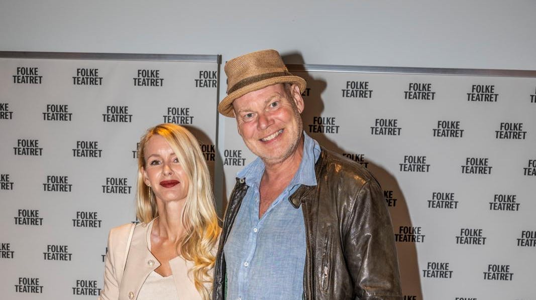 Andreas Bo sammen med hustruen Katrine Wadil.