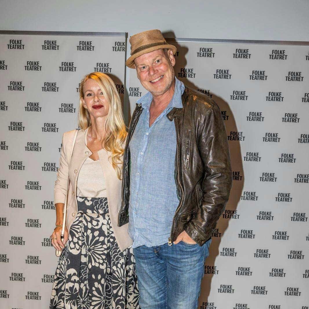 Andreas Bo sammen med hustruen Katrine Wadil.