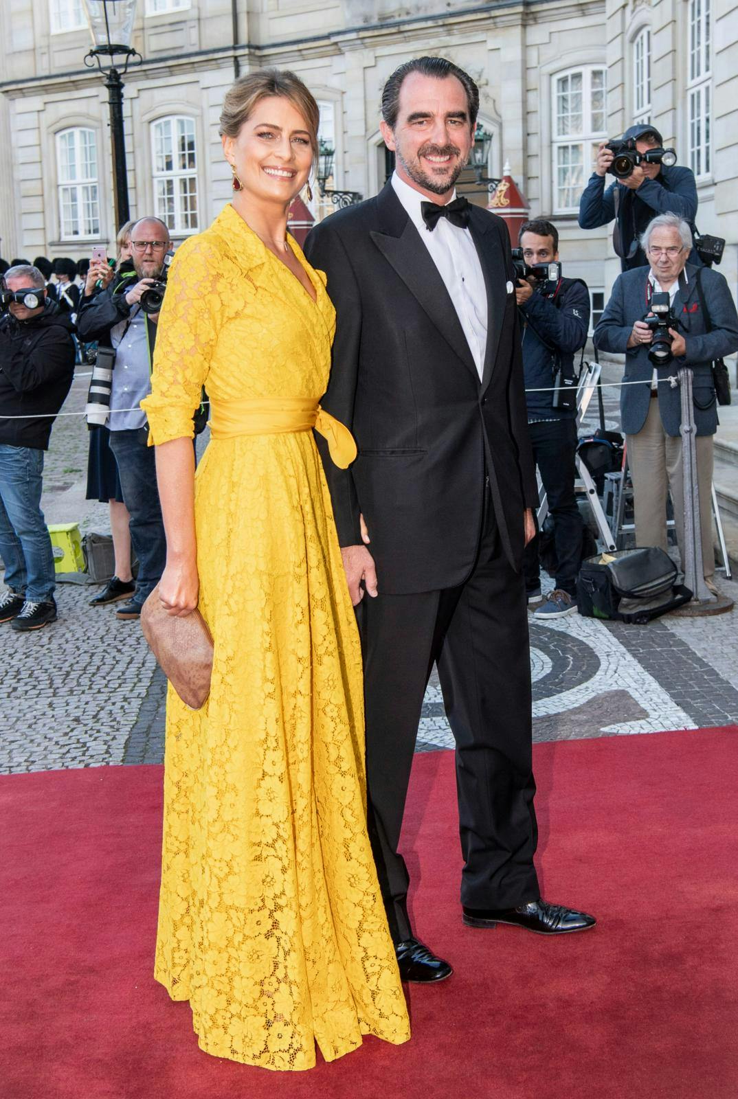 Det tidligere ægtepar var flere gange i Danmark i løbet af deres ægteskab. Her ses de sammen, da prins Joachim fyldte 50.