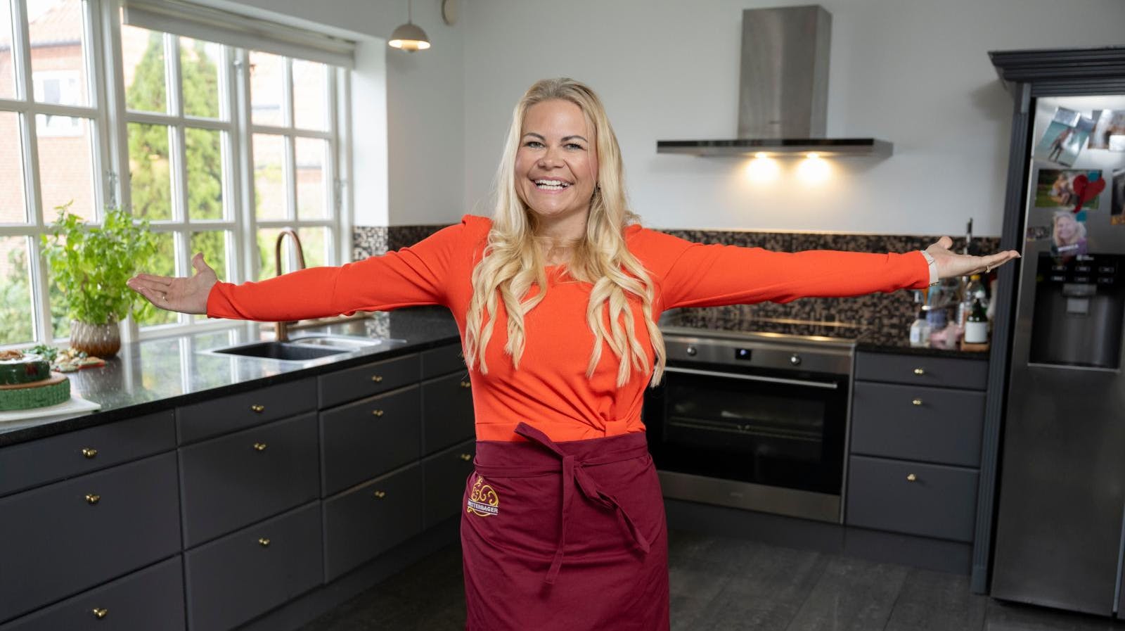 Monica overraskede sig selv, da hun vandt mesterbagerforklædet, for hun var tæt på at melde fra. 