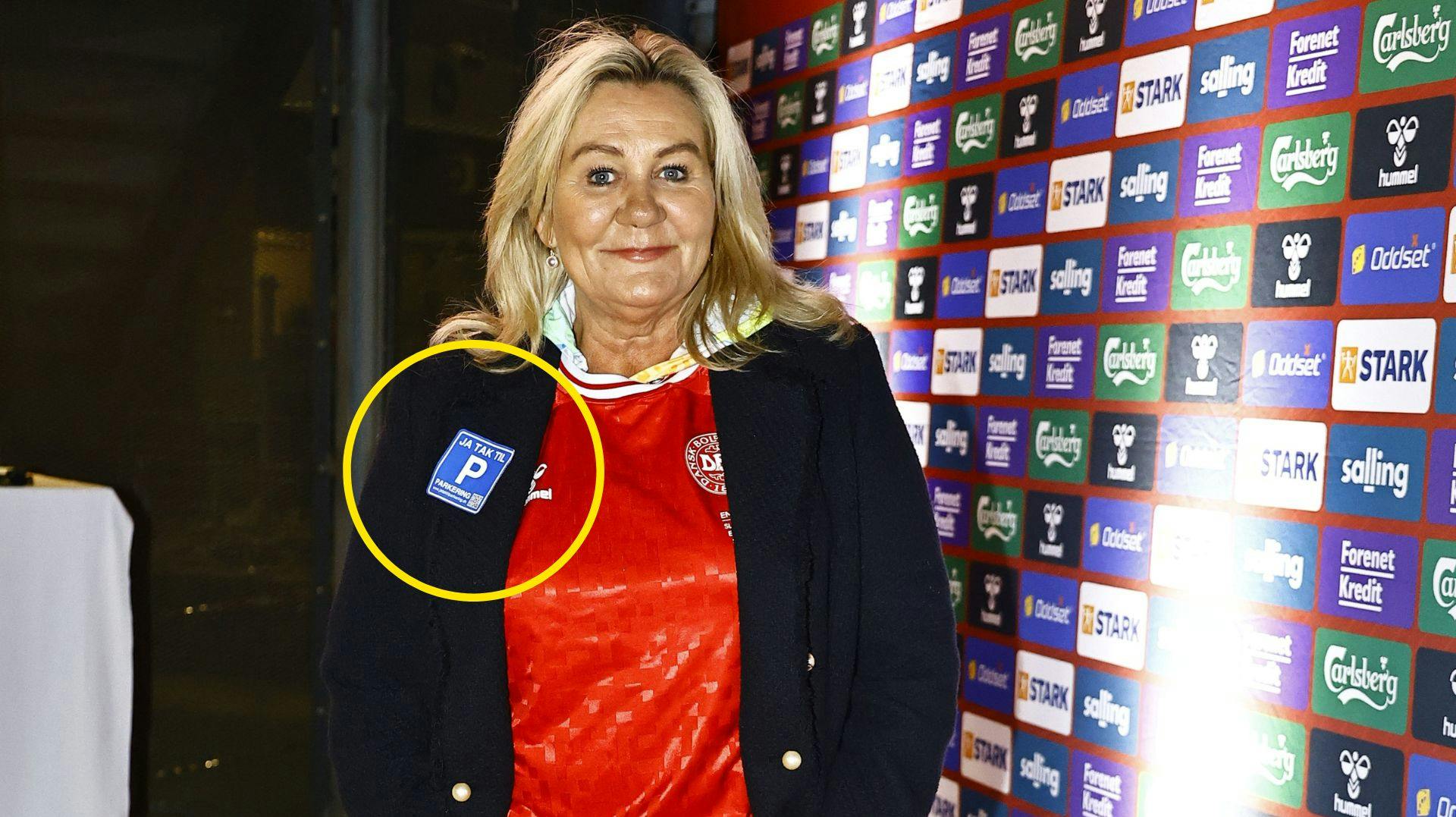 "Ja tak til P-pladser". Så klart var budskabet fra Bente Schmeichel.