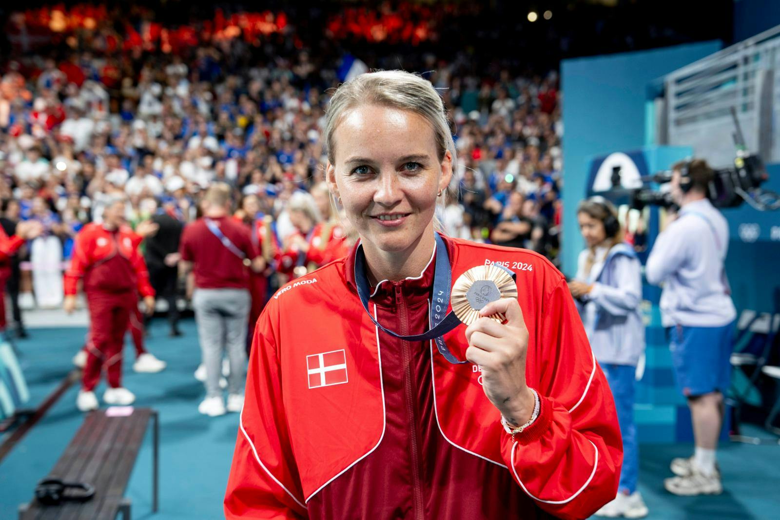 Sandra Toft var med til at hente OL-bronze til Danmark i 2024.