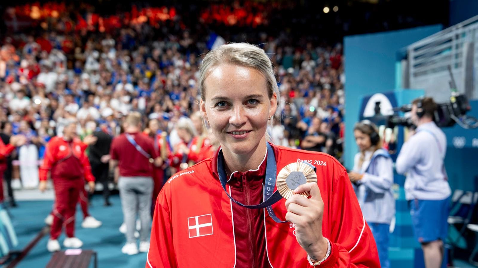 Sandra Toft var med til at hente OL-bronze til Danmark i 2024.