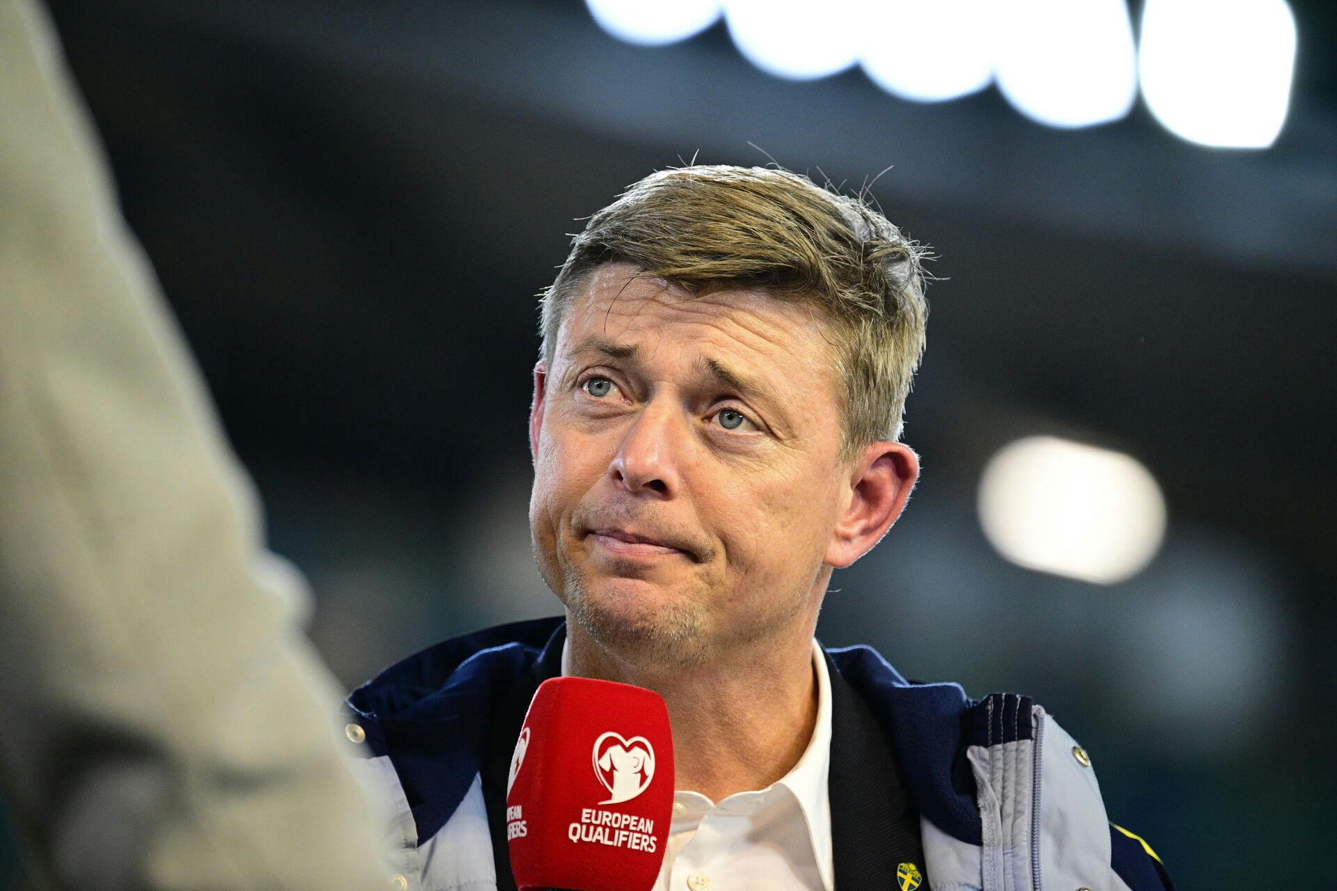 Jon Dahl Tomasson efter færdig på det svenske landshold.