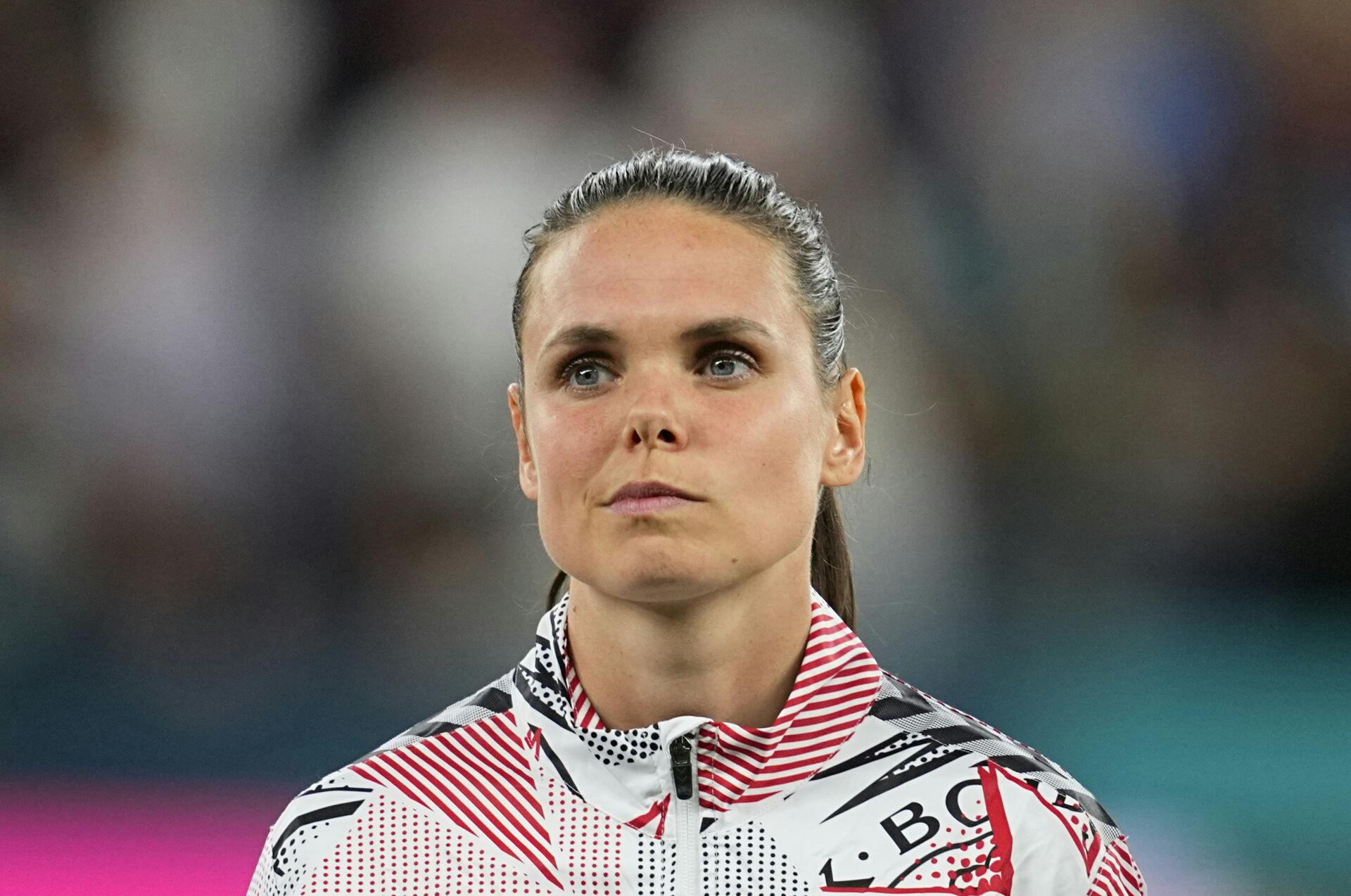 Simone Boye er tilbage på landsholdet, efter at hun har født.