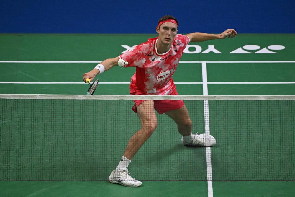 I april blev Viktor Axelsen opereret for en drilsk rygskade, men onsdag viste danskeren, at han er tilbage og kan slå de bedste i verden. (Arkivfoto).
