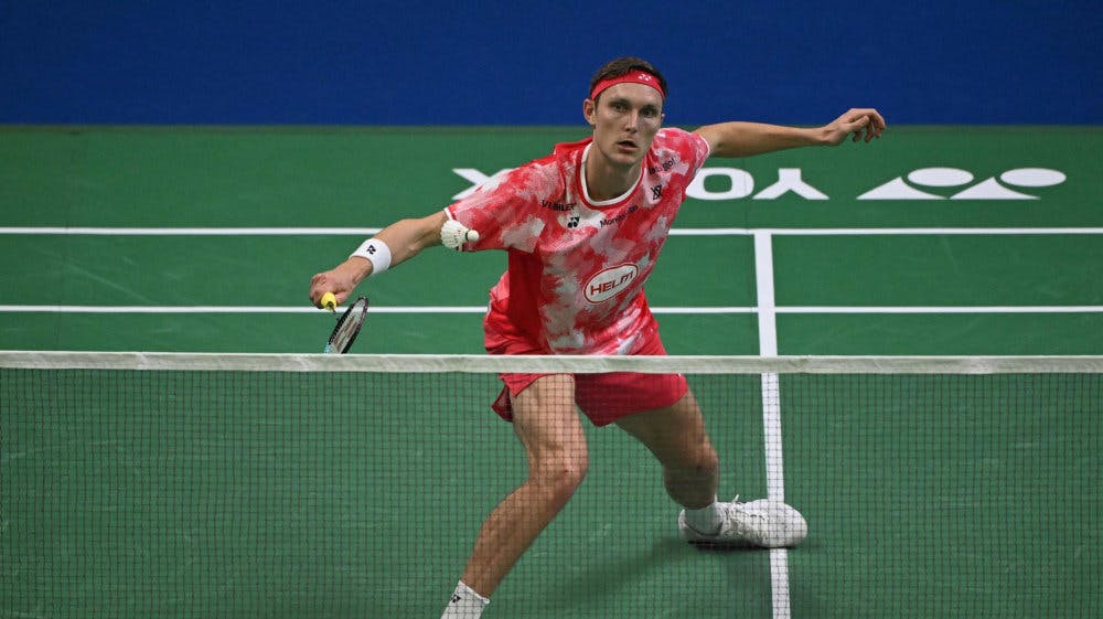I april blev Viktor Axelsen opereret for en drilsk rygskade, men onsdag viste danskeren, at han er tilbage og kan slå de bedste i verden. (Arkivfoto).