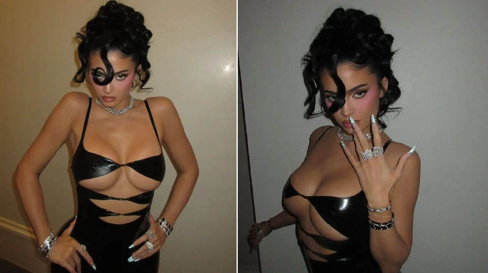 Kylie Jenner vækker opsigt i latex.