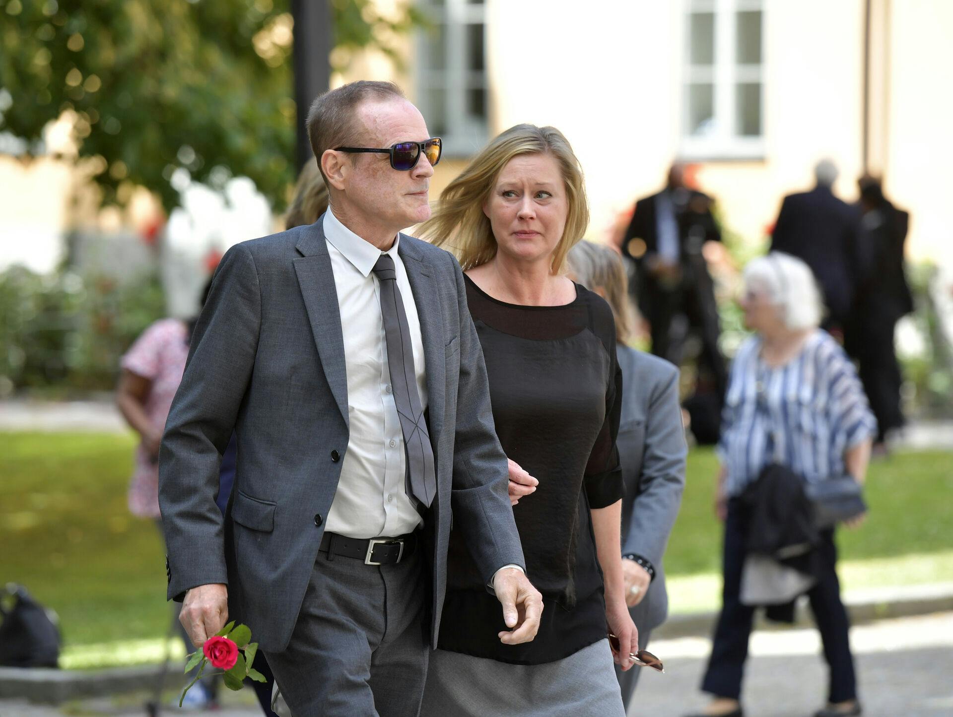 Her ses Jacob Ericksson selv under en begravelse.