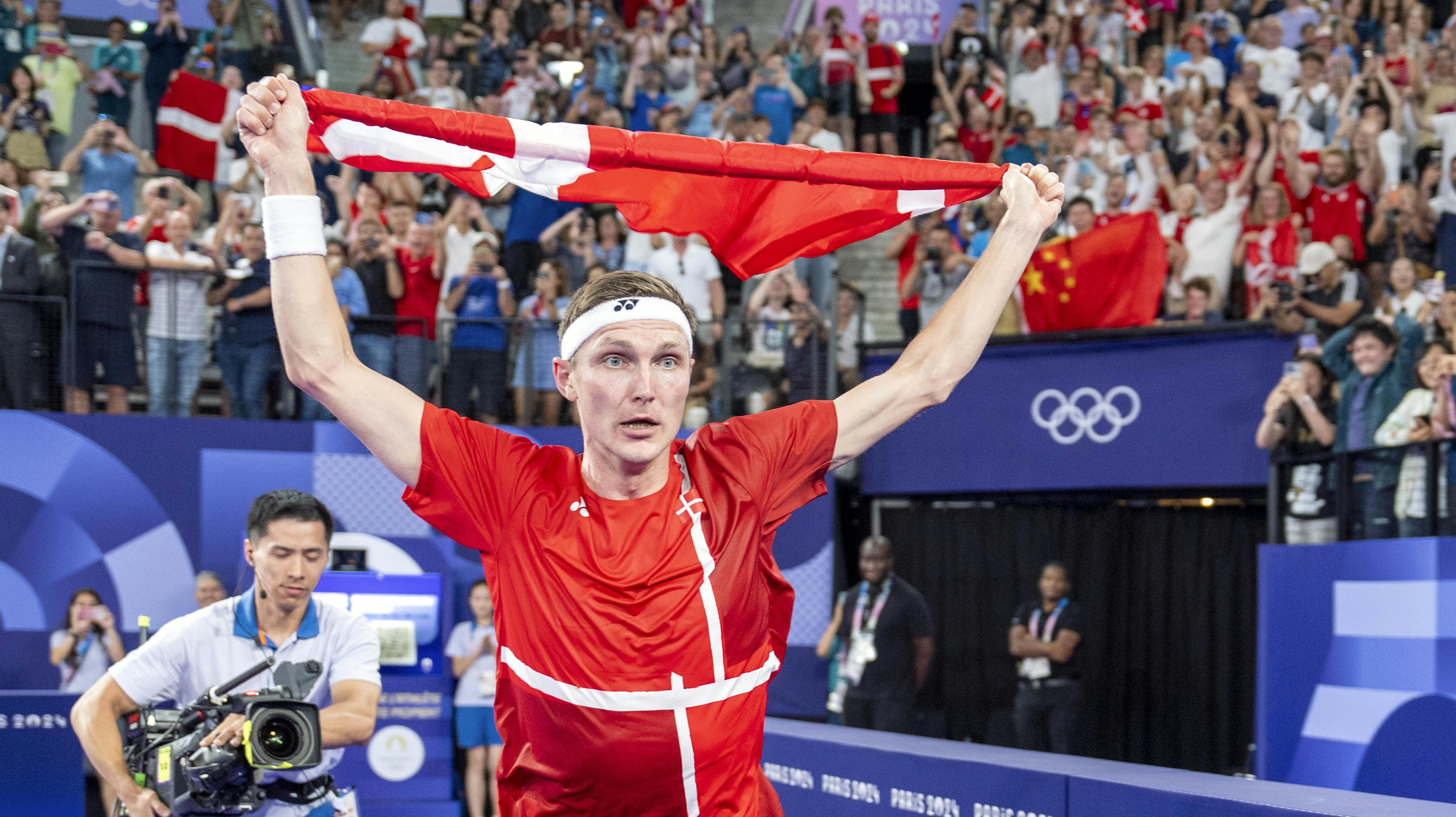 Viktor Axelsen var rørt, efter han fredag aften spillede sig i semifinalen ved Denmark Open. (Arkivfoto)