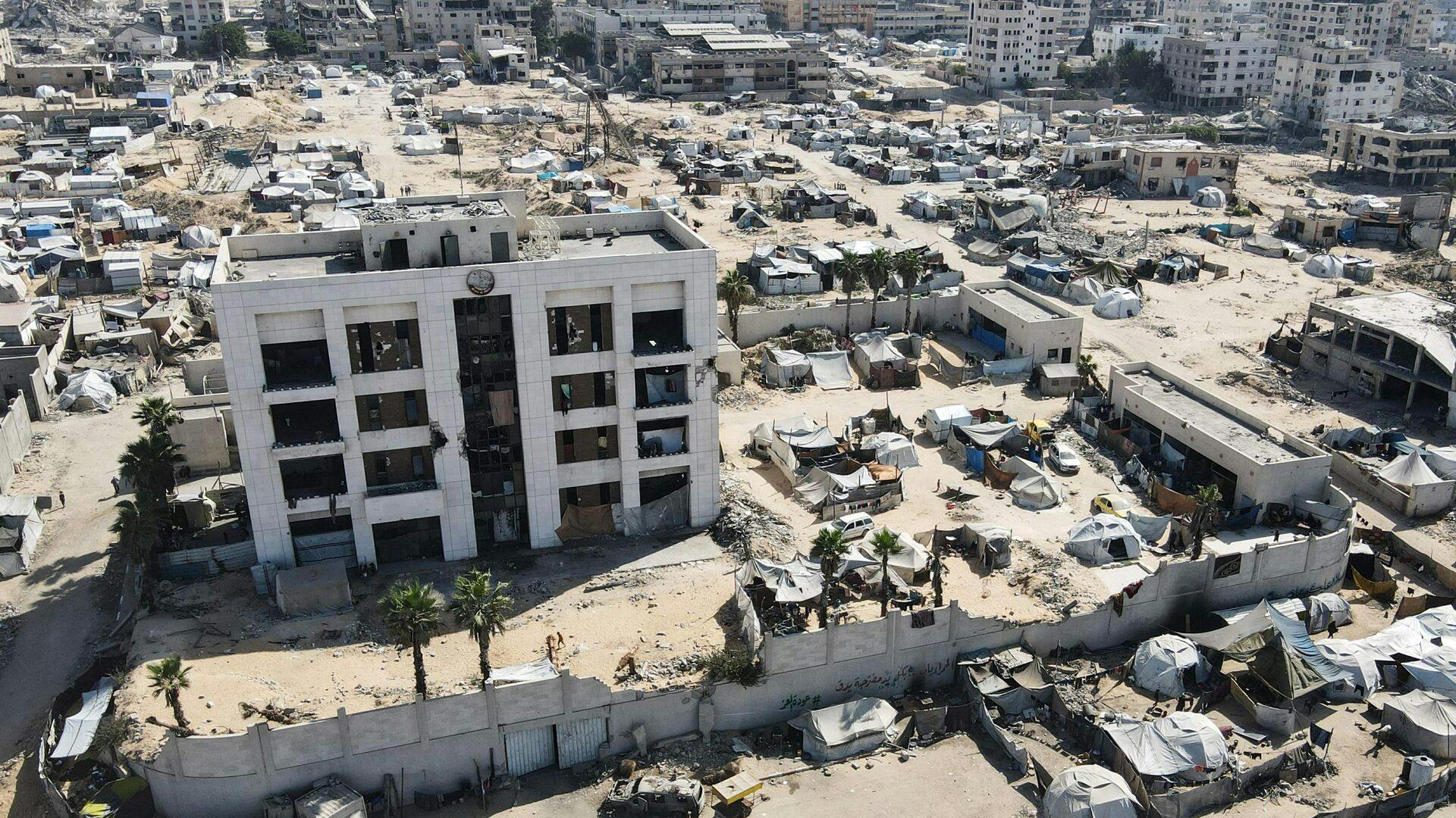 Teaser Mindst 45 mennesker blev ifølge civilforsvaret i Gaza søndag meldt dræbt i bølge af israelske angreb