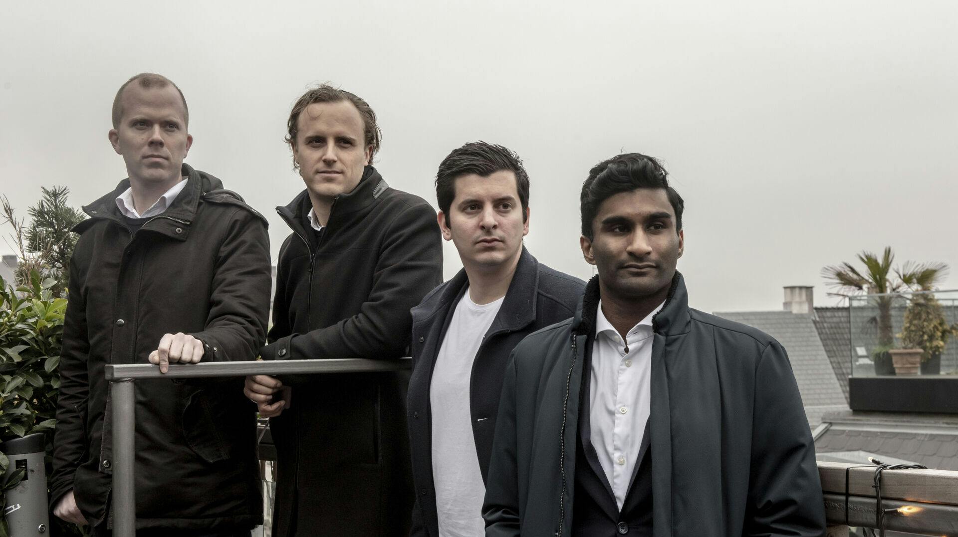 Michael Thomsen, Christian Arnstedt, Vasilij Brandt og Pascar Sivam udgør direktionen i Blazar.