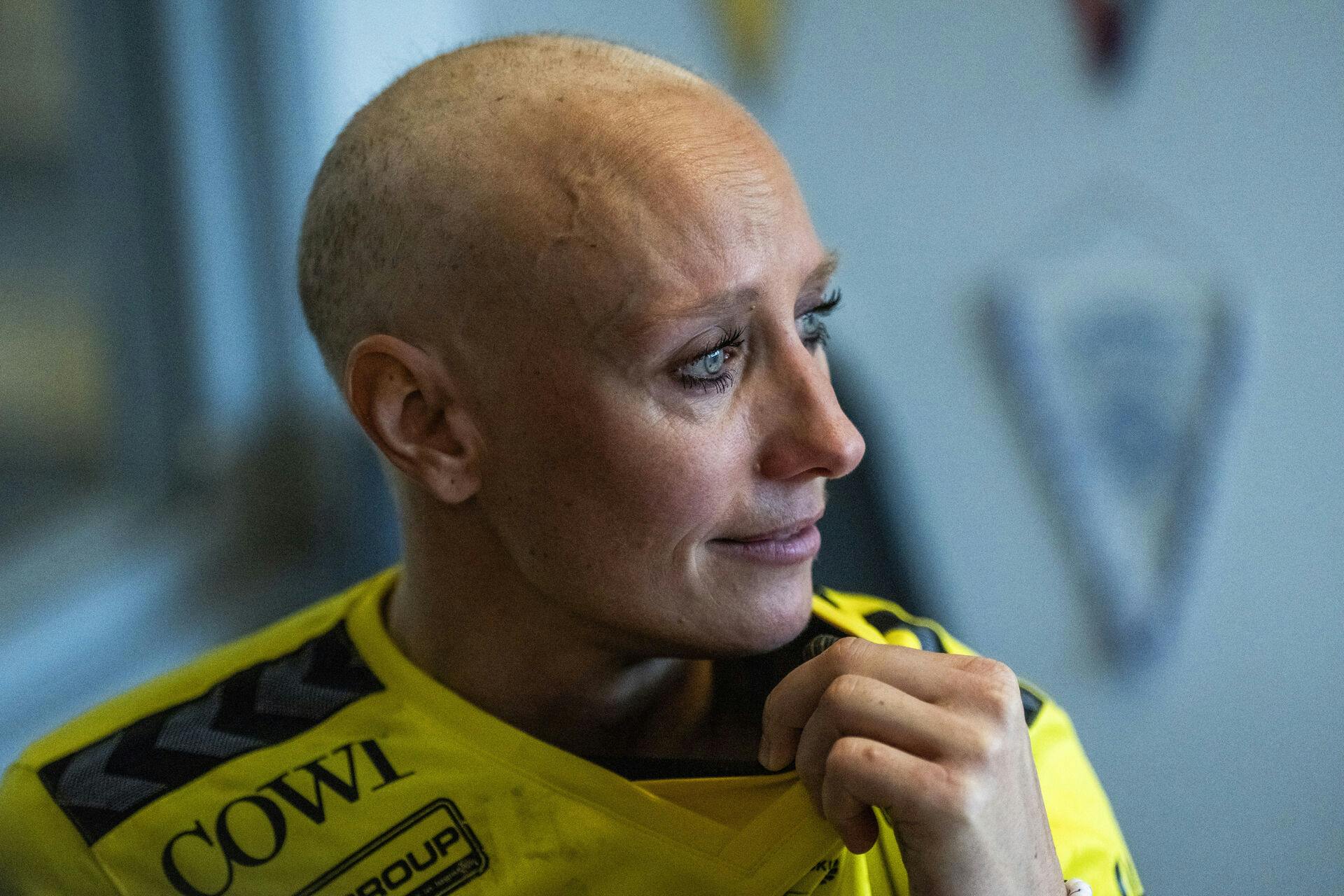 Camilla Herrem efter comeback-kampen i august.