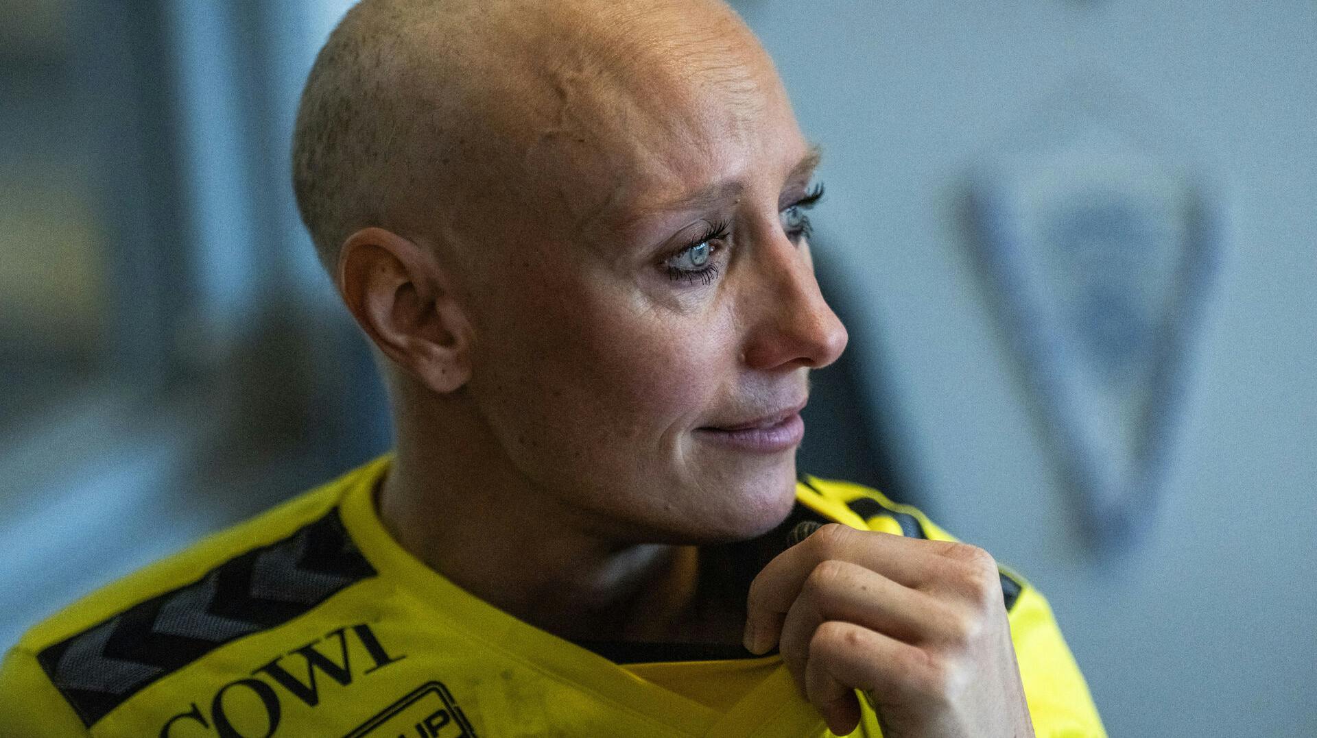 Camilla Herrem efter comeback-kampen i august.