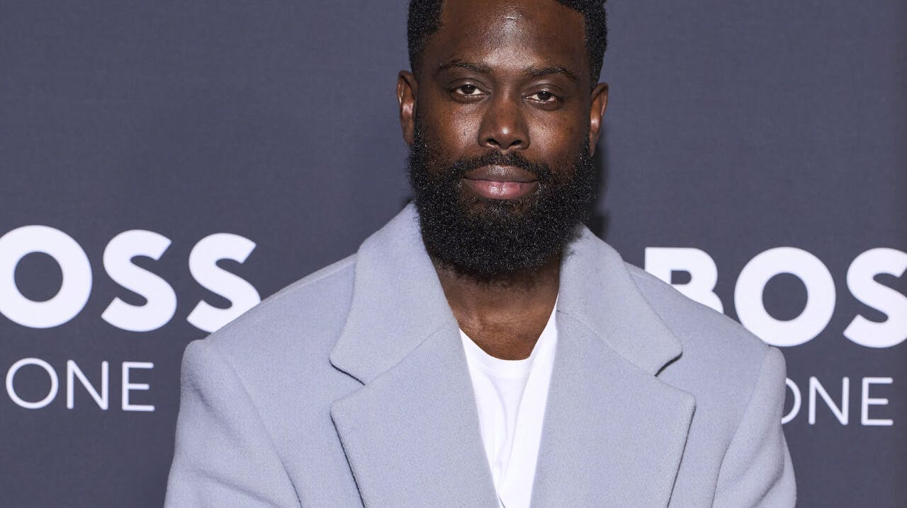 Ghetts poses for photographers upon arrival at the BOSS One x David Beckham launch on Thursday, Jan. 30, 2025, in London. (Photo by Scott A Garfitt/Invision/AP)