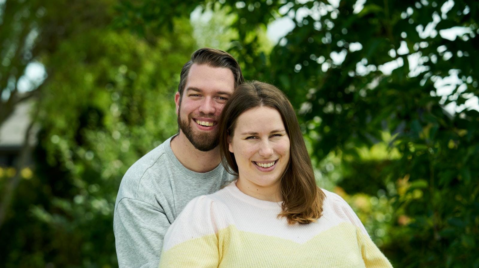 Kathrine Kelså Harders, der medvirkede og fandt kærligheden i ”Gift ved første blik” i 2018, er blevet akut opereret. Her ses hun med ægtemanden Michael.