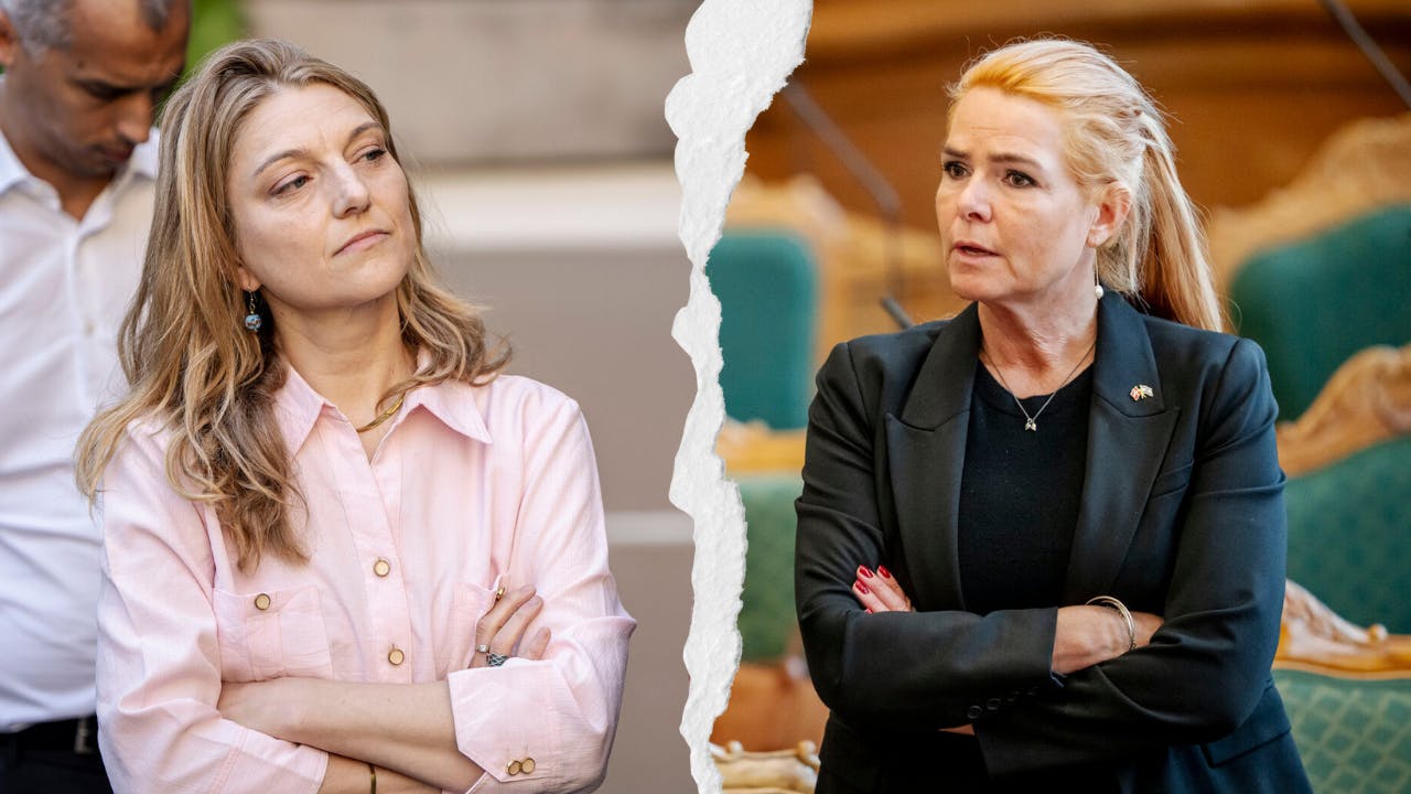 Zenia Stampe og Inger Støjberg.