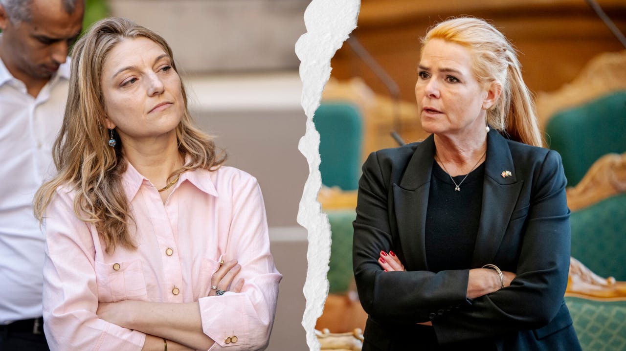 Zenia Stampe og Inger Støjberg.