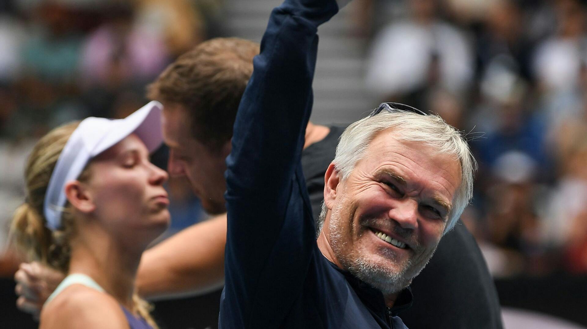 Der er masser at juble over for Piotr Wozniacki hjemme i Monaco - og så en enkelt ting at bande over. 