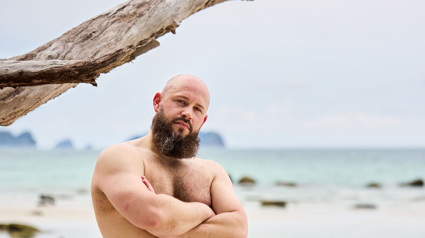 Efter 22 dage i "Robinson Ekspeditionen" var René Gaasvig klar til at tage hjem til familien.