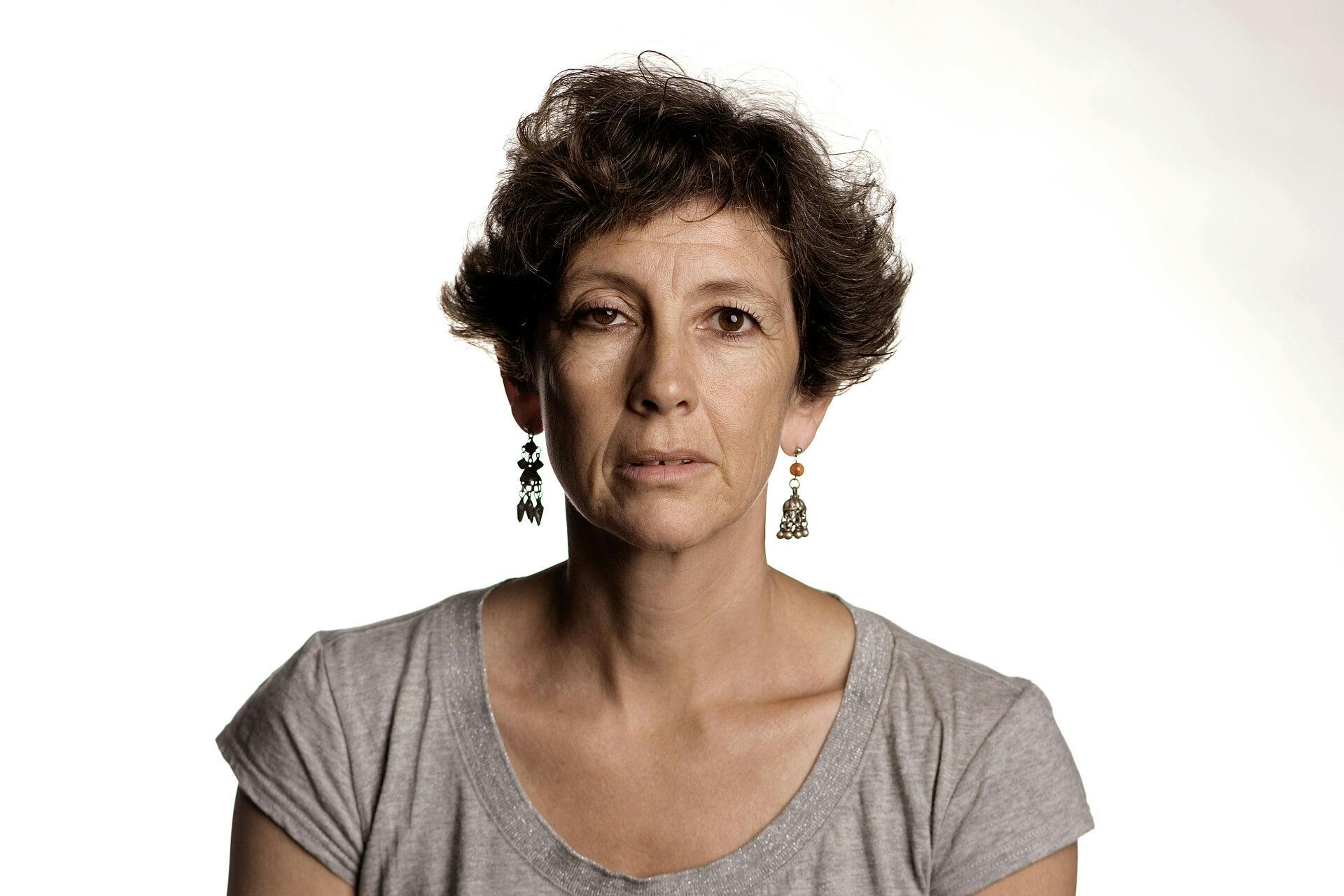 Hanne Foighel blev 69 år gammel. Her portrætteret da hun fyldte 50 år.