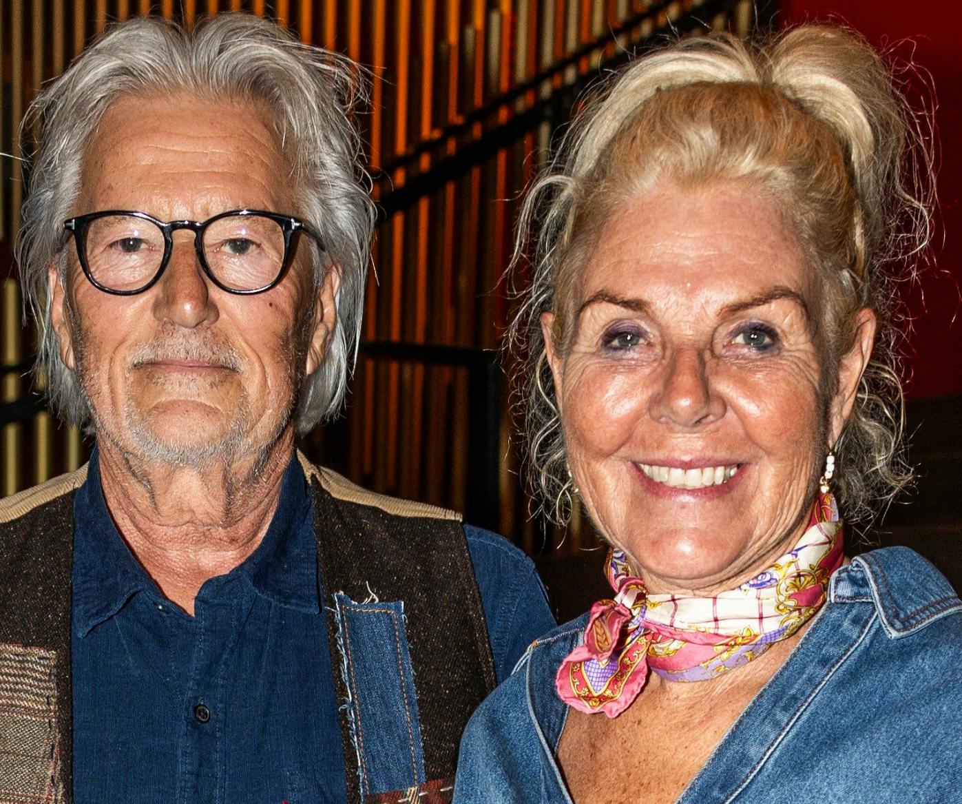 Anna Thygesen med ægtefællen Bill Rathje, der har en fortid som DR-journalist.