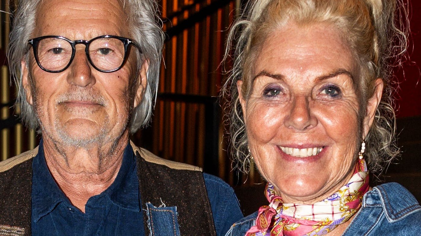 Anna Thygesen med ægtefællen Bill Rathje, der har en fortid som DR-journalist.