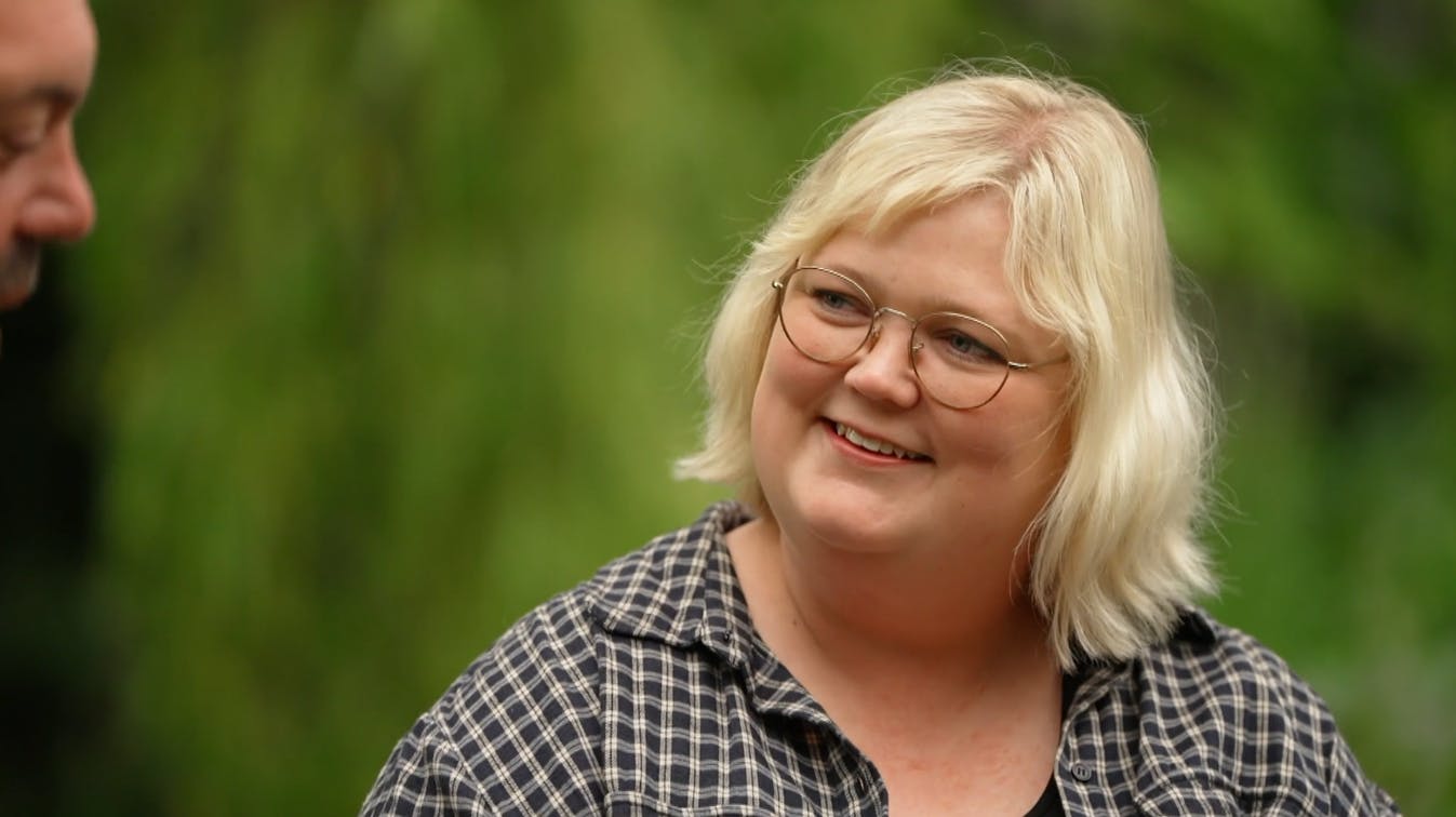 Sofie Malene Kreutzkampf Jensen datede Kasper fra Møn i "Landmand søger kærlighed".