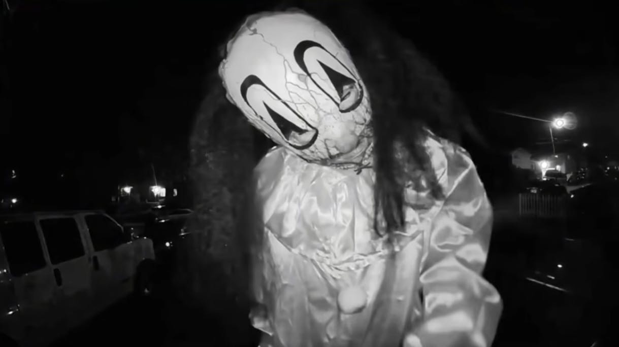 Det var dette uhyggelige syn, der forleden mødte en amerikansk familie.