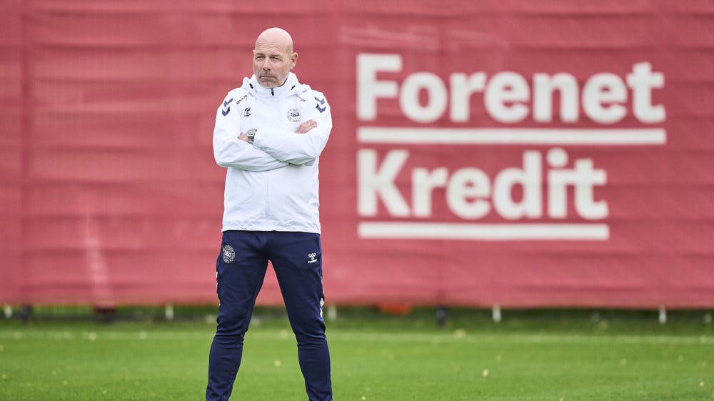 Brian Riemer har vundet seks af sine første ti kampe som landstræner for Danmark. (Arkivfoto). - Foto: 