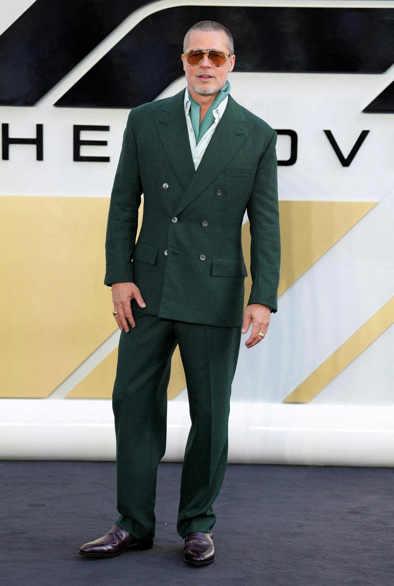 FILE PHOTO: Cast member Brad Pitt attends the "F1: The Movie" European premiere in London, Britain, June 23, 2025. REUTERS/Maja Smiejkowska/File Photo