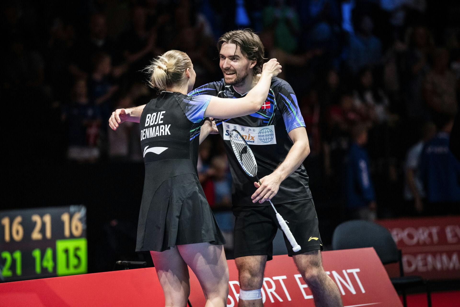 Mathias Christiansen og Alexandra Bøje vandt søndag HYLO Open og er fra i morgen i top-20 på verdensranglisten.