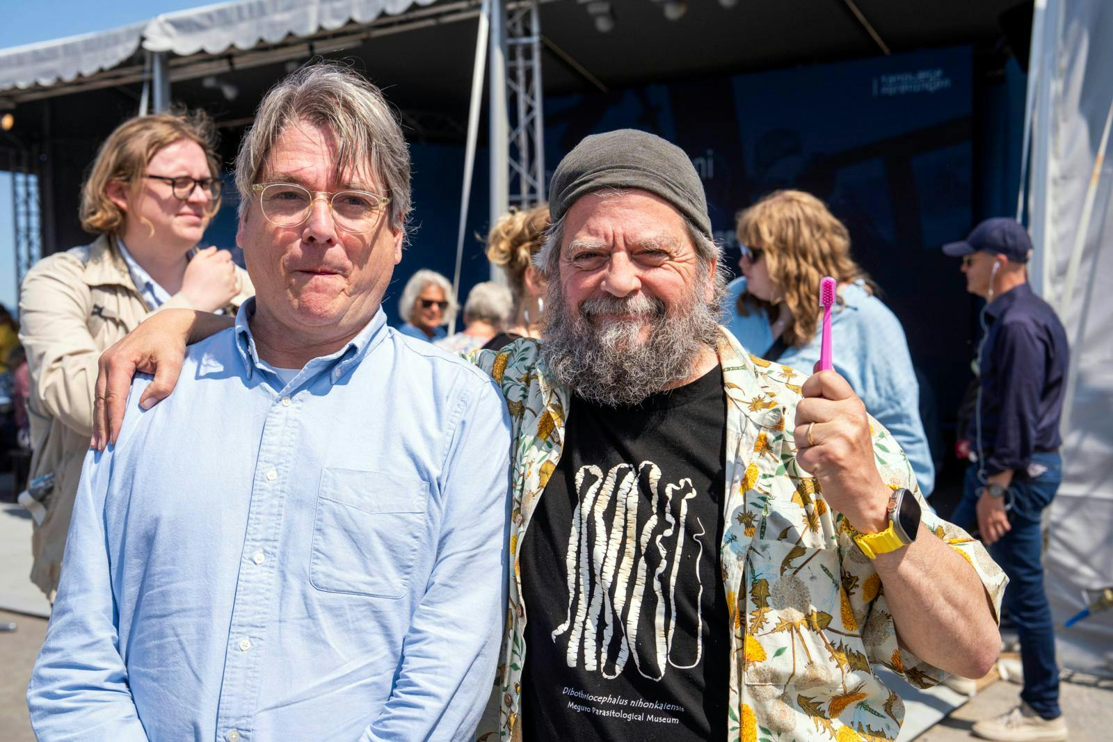 Anders og Peter Lund Madsen sammen.