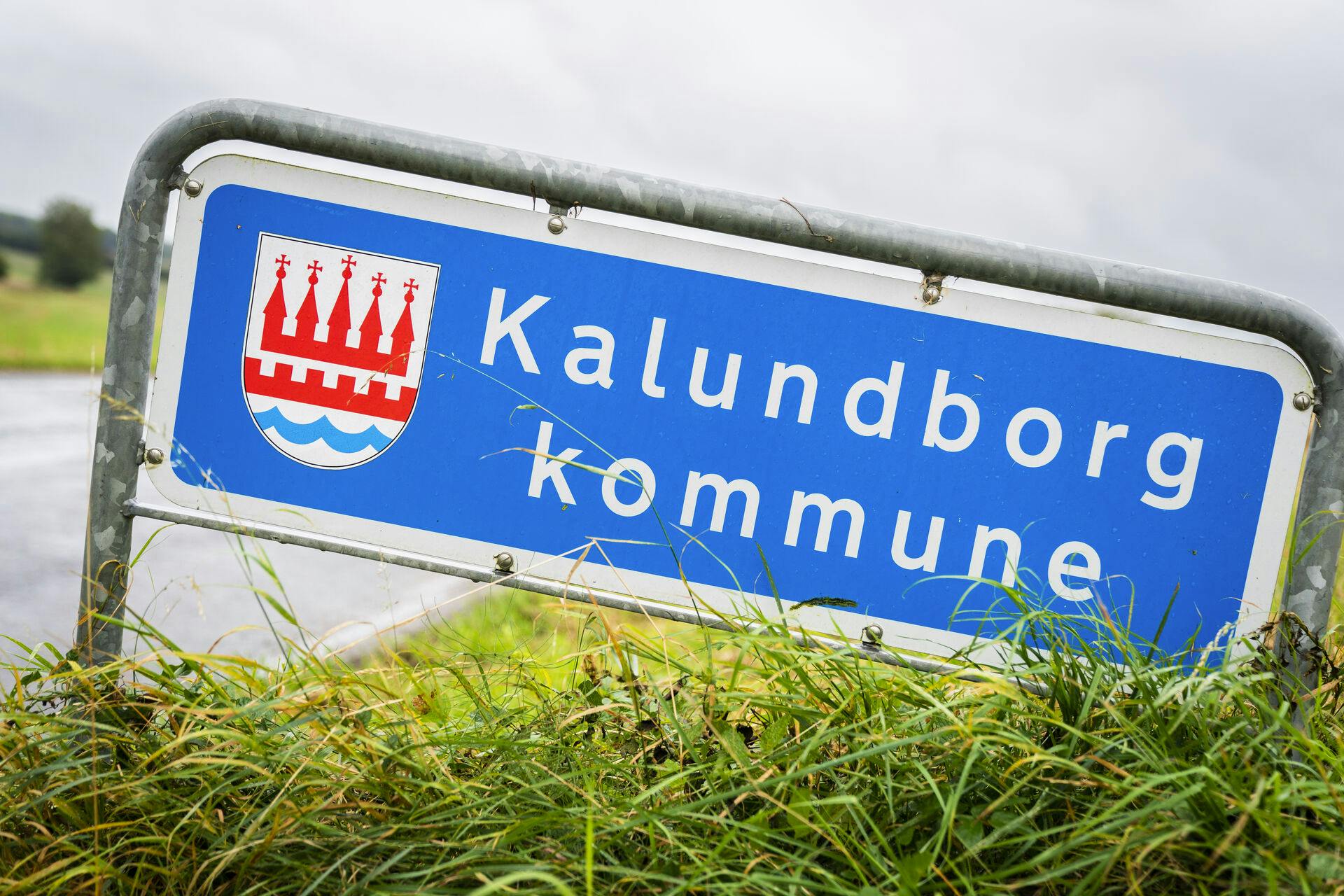 Kalundborg Kommune-skilt i Kalundborg, torsdag den 23. september 2021.. (Foto: Ida Marie Odgaard/Ritzau Scanpix)